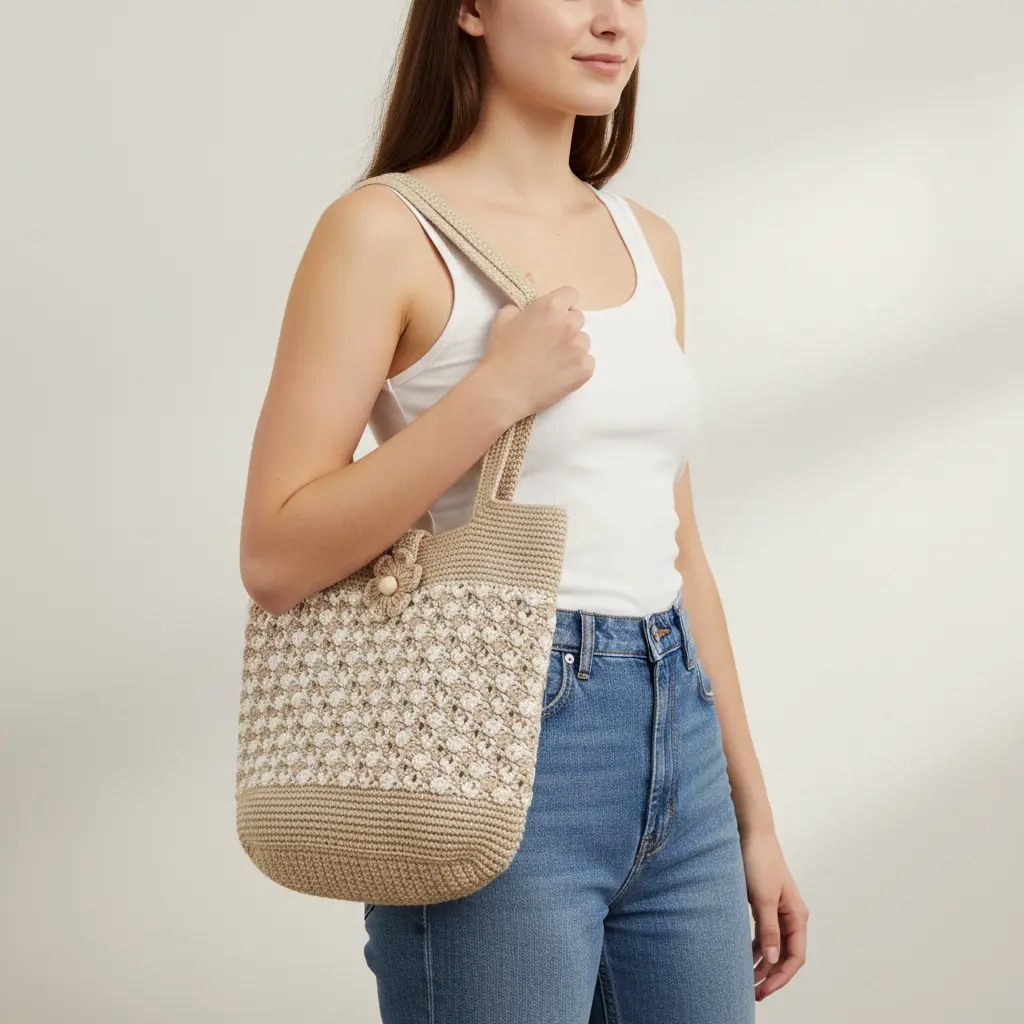 Sheep Flock Bag - On Model