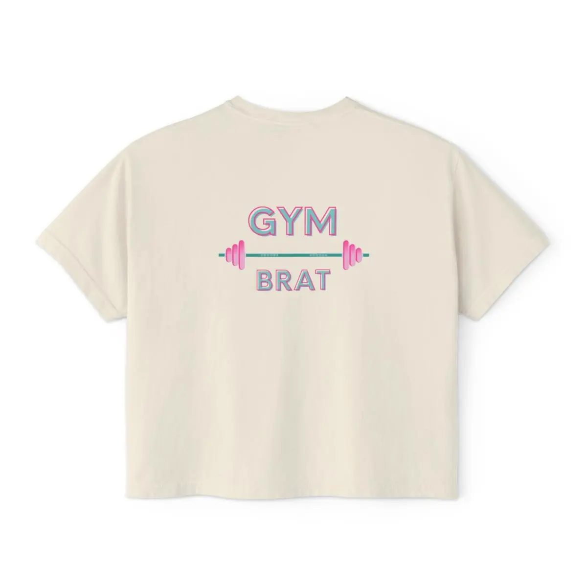 Gym Brat Cropped Shirt - Black Front