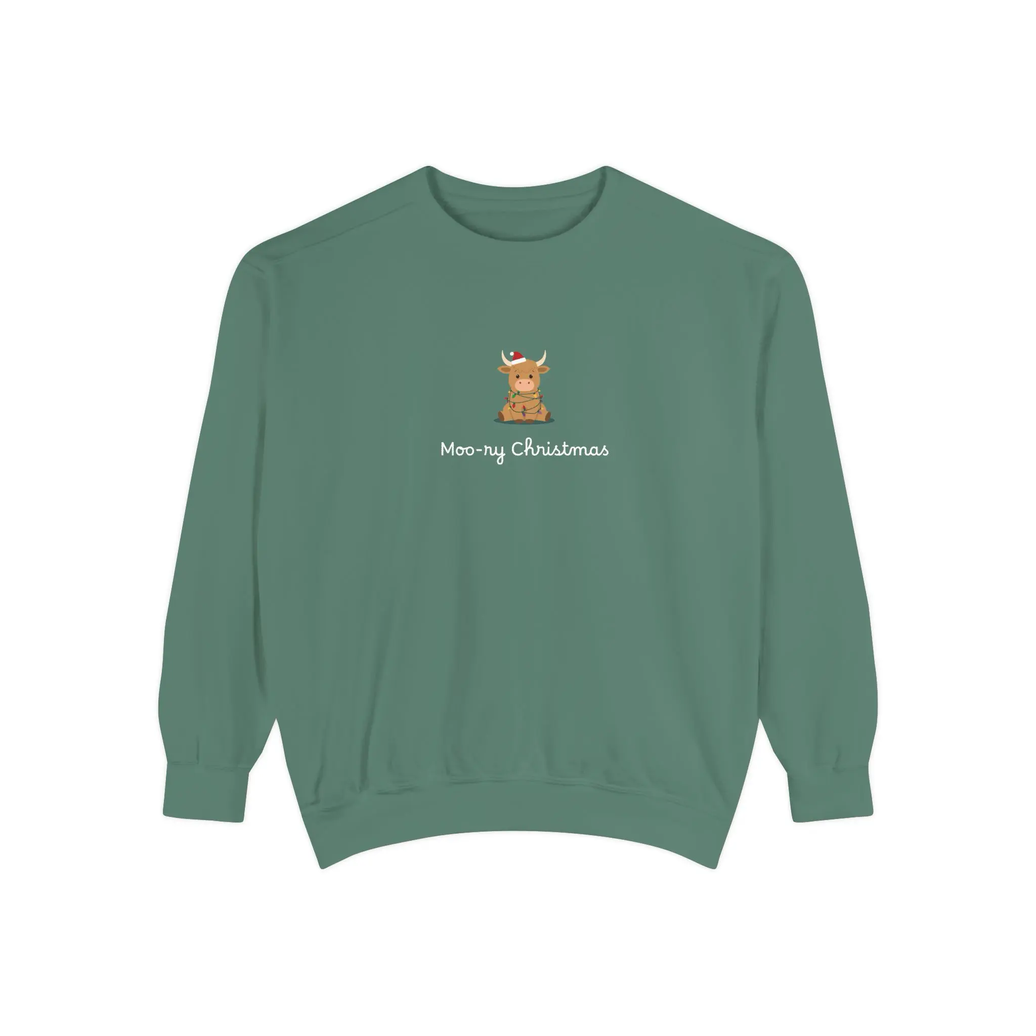 Moo Sweater - Green Front